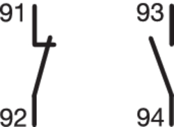 Scheme de circuit Contact auxiliar semnalizare defect