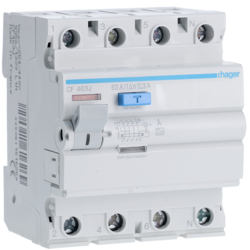 CF463J Întrerupător diferențial 4P 63A,  300 mA,  tipA