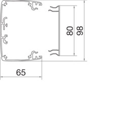 Segmentare produs completă Coloană DA 200, 1 față, fixare piston Aluminiu