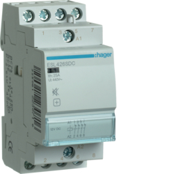 ESL426SDC Contactor silențios 25A,  4NI,  12VDC