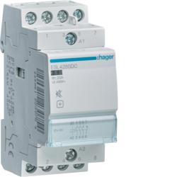 ESL428SDC Contactor silențios 25A,  3ND/1NI,  12VDC