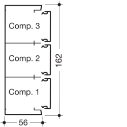 Segmentare produs completă GBD 50x161mm PVC PVC