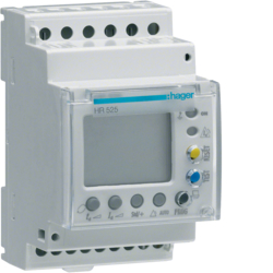 HR525 Releu diferențial 0.03-30A,  0-10s,  1 cale,  LCD,  3M