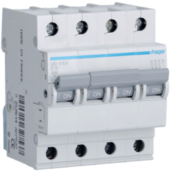 MB416A Disjunctor 4P,  16A,  6kA,  B,  4M