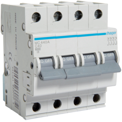 MC440A Disjunctor 4P,  40A,  6kA,  C,  4M