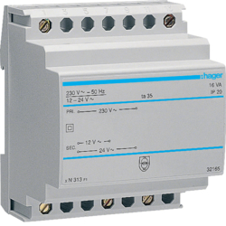 ST313 Transformator semnal 16VA,  230/12-24V