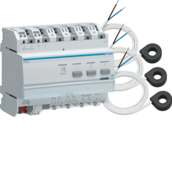 TE332 Centrală de măsură 3 circuite KNX,  cu transformatori