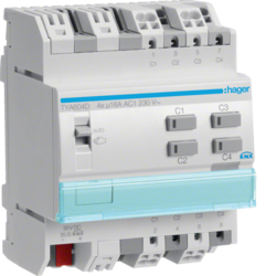 TYA604D Modul 4 ieșiri 16A,  KNX,  C-Load