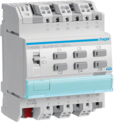 TYA606B Modul 6 ieșiri 10A,  KNX