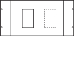 UC321HM Kit MCCB motorizat 2x250A L600mm vertical