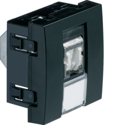 WS226N Priză date RJ45 categorie 6 STP,  negru,  2M