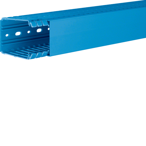 BA780060BL Canal cablu perforat cu capac 80x60, albastru