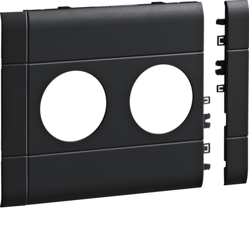 GB12020K9011 Mască dublă fără halogen,  120mm,  negru grafit,  BR