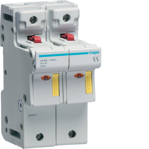 LS602 Port fuzibil 2P 50A L51 3M