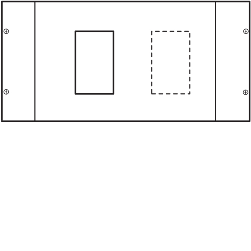 UC321HM Kit MCCB motorizat 2x250A L600mm vertical