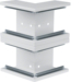 BRS652103D9010 Cot exterior BRS65210D,  otel,  RAL9010