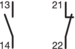 Scheme de circuit Contact auxiliar