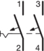 Scheme de circuit Disjunctor 2 poli, curbă D