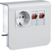 SL200559239010 Priză SCHUKO difuzor SL20055, RAL9010